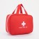 Road cosmetic bag, lightning department, red color