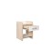 Tumbling bedside vehicle 13.76, 400x372x551, gaskon pine light/white shagren