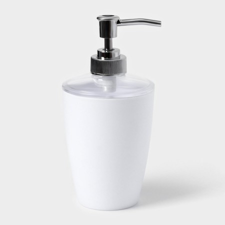 Set for the bathroom “Standard”, 4 subjects: soap dispenser, soap dish, 2 cups, 24 × 8 × 17 cm, white color-6