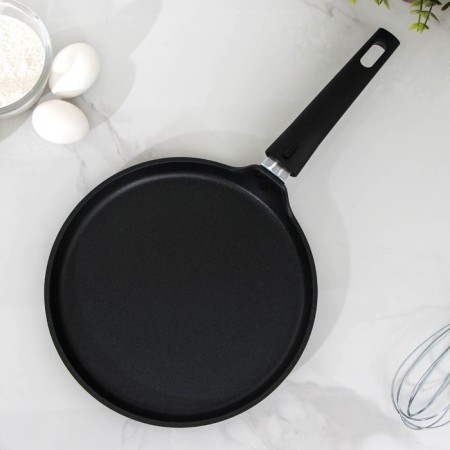 The pan -pancake “Tradition”, D = 24 cm, removable handle, anti -stick coating, black color-1
