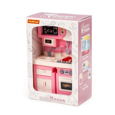 Mini-Kukhnya "Baby", in box No. 2, pink color-1