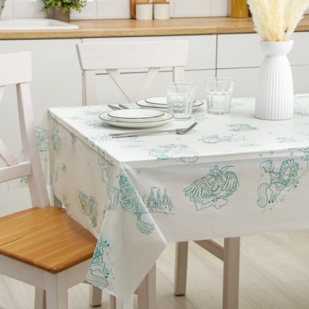 Directory tablecloth, a single children's “Visiting a fairy tale”, 110 × 150 cm