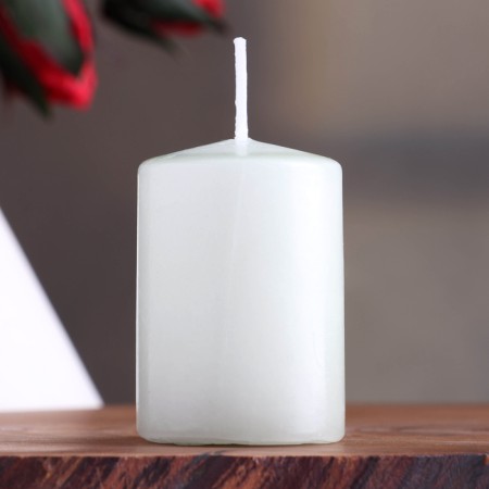 Aromatic candle "Green tea, coconut paradise, mangoes", 4x6 cm, set 3 pcs, in a box-2