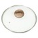 Glass cover Panairo Wood, Soft-Touch pen, with a lid, d = 28 cm