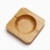 Bamboo ashtray, 10 x 10 x 2 cm