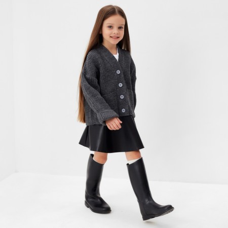 Cardigan Children's KAFTAN, size 26 (80-86 cm), gray-4