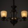 Aruna chandelier 3x40W E27 Black 62x62x46 cm Bayerlux
