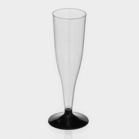 Plastic disposable glass for champagne “flute”, 100 ml, 6 pcs/unit, color mix-16