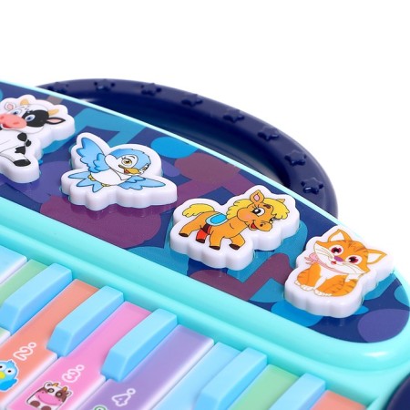 Piano "Funny beasts", sound, blue color-2