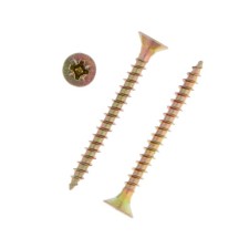 Self -tapping screws universal tundra Krep 4.5x45 mm, yellow zinc, 200 pcs.