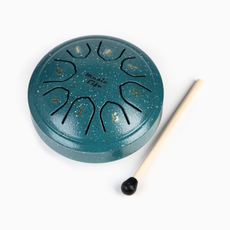 Musical instrument Glucophone Music Life, 11.4 cm, 8 petals, blue