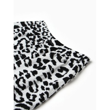Комплект женский (рубашка, шорты) KAFTAN "Муслин: leopard" р. 40-42-3