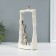 Souvenir Ceramics "Cats Mouse - Hunt. Rectangle" White with silver 6.2x12x24.5 cm