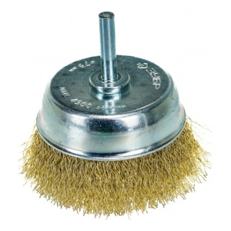 A set of brushes for a bison drill 3531-H2_z02, "cup", twisted, steel, 0.3 mm, 50/75 mm, 2 pcs.-3
