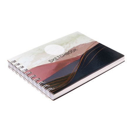 A5 sketchbook, 80 sheets on the crest on the short side "Desert landscape", hard cover, block 100 g/m²-1