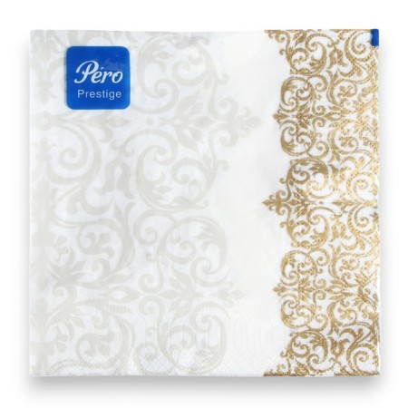 Paper napkins Pero Prestige "Versailles", 3 layers, 33x33, 20 pcs.-2