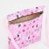 Bag's bag with lightning, pink color