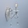 Sconces "Aurora", size 10x24x24 cm, 60W 1xe14 IP 20