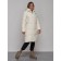 Coat insulated winter female, size 42, light-beige color