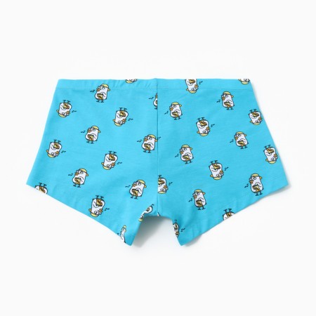 Panties Men's Boxers "Geese", Blue Color, Rr. 54 (XXL)-2