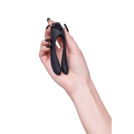 A multifunctional stimulator for pairs of Satiffyer Partner Candy Cane, silicone, black color-11