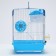 A cage for rodents with filling RT-3, 30 x 23 x 39 cm, blue