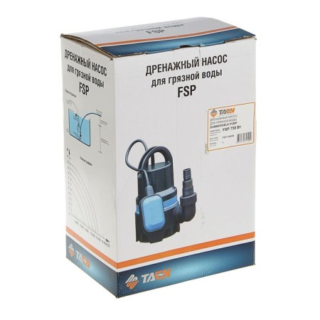 Drainage pump Taen FSP-750DW, for dirty water, 750 W, pressure 8 m-1