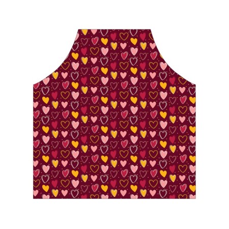 Apron of a kitchen with a photo print “Abundance of love”, adjustable, size OS-2