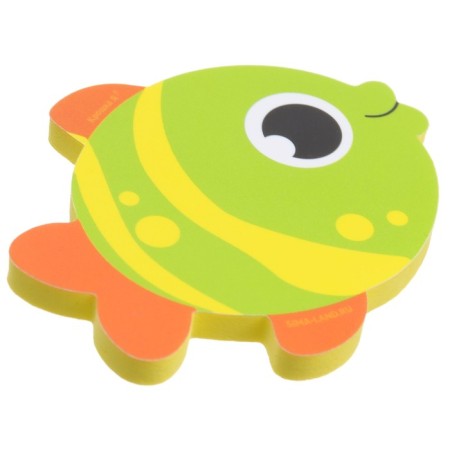 Set for playing in the bath "Fishing: Fun fish", a net, 3 soft stickers, views and color mix-9