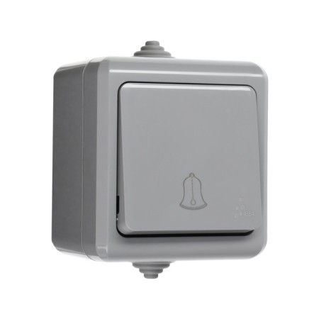 Bell button OP Dita IP54 10A 250V ser. Tokov Electric TKL-DT-DB-C06-IP54