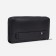 Male purse on lightning, department for bills, for maps, for coins, black color