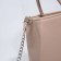 Bag-tout El Masta with a zipper, beige color