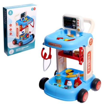 Game set "Doctor" on a cart, with accessories