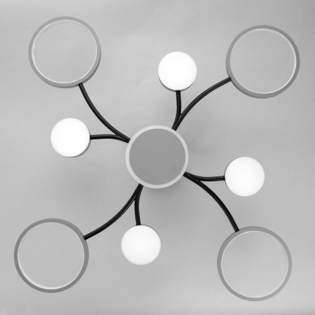 Causteen with PDU 2299/9GR LED 176W 3000-6000k gray 88x88x18 cm Bayerlux-8