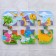 Soft puzzle for kids "dinosaurs", 6 parts, crumb I