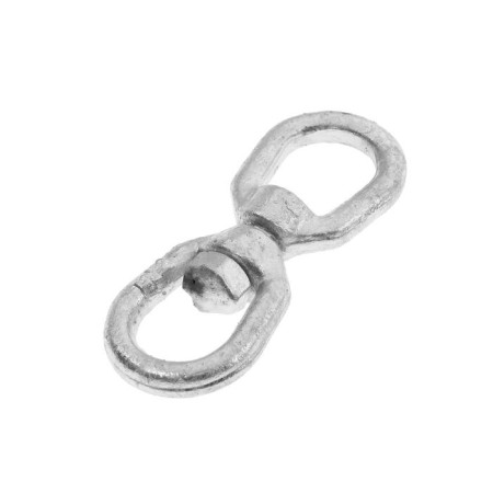 Twallow loop-Petly Tundra Krep, 8 mm, galvanized, 1 pc.-1