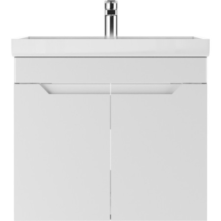 Optima domino cabinet under the Classica 60 sink, gloss, suspended, without a box-1