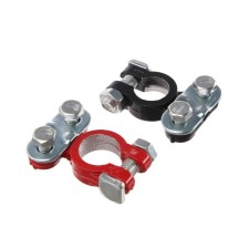 The terminal of the battery is red+black 6-12 V, set 2 pcs