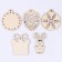 Set for creativity "Christmas tree toys made of wood. Make it yourself "(deer, gift, ball)
