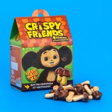 Decorated CRISPY FRIENDS Cheburashka, with glaze, with a surprise, 42 g