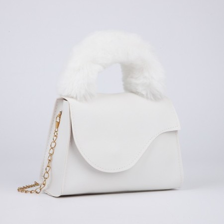 Baby bag on magnet, white color