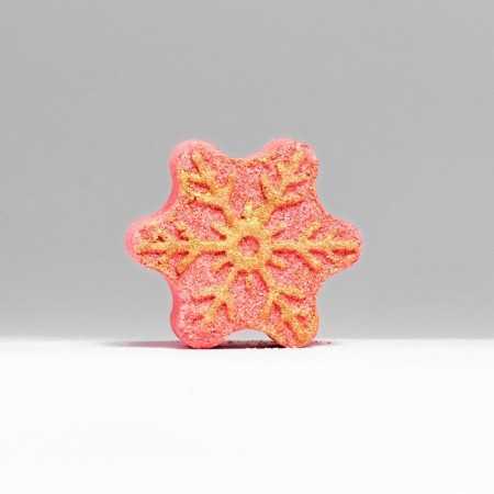 New Year's bomb for a bath with the aroma of citruses "Snowflake", 20 g