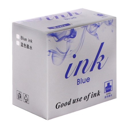 Ink for drawing and calligraphy, 50 ml, blue-1