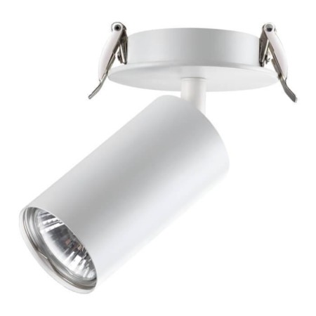Built -in lamp Novotech, 50 W GU10, 220 V, D = 75 mm, white