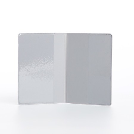 Cover for passport, silver color-6