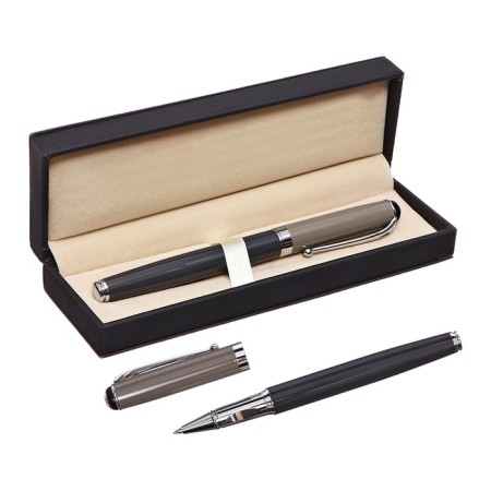 Handle Gift Roller in the leatherette case Case Classic Corps Gray/Silver