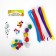 Set for creativity from wire with pile, pompons, eyes No. 13, color mix