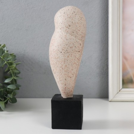 Souvenir Polystone "Owl - the user of the siberian on the hemp" Sand 8.5x7x19 cm-2