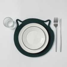 Serving napkin on the table 