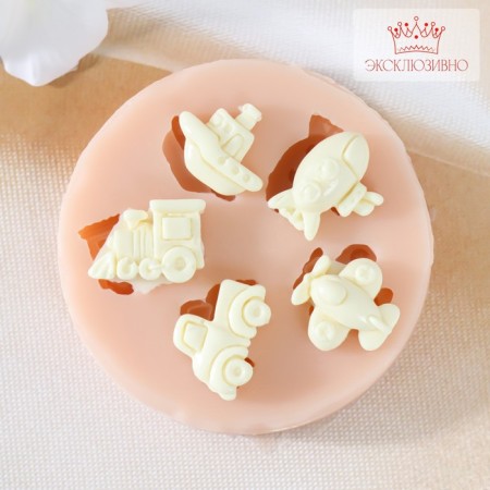 Silicone Mold "Transport" from 2 to 2.3 cm